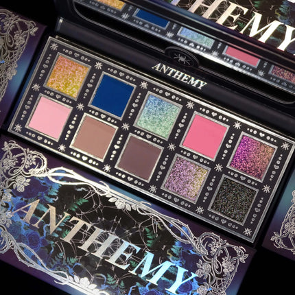 Anthemy 12 Color Eyeshadow Palette Backlight Butterfly Matte Chameleon High Pigmented Shimmer Flash Spotlight Eye shadow