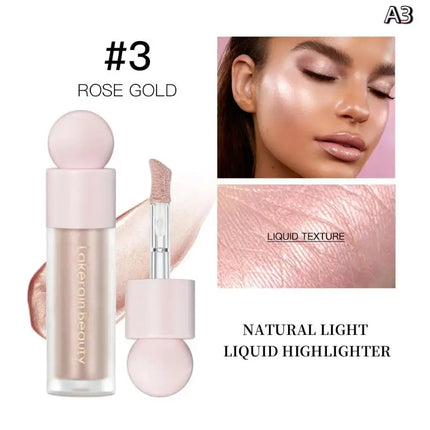 1Pc Lakerain Velvet Liquid Blush - Highly Pigmented Long-Lasting Hydrating Gloss Lip Cheek Makeup in 9 Colors