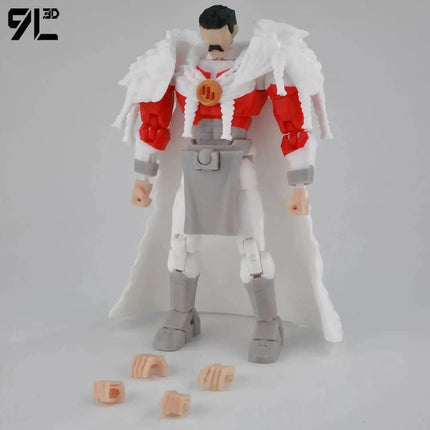 9L3D Lucky13 Dummy13 Reanimator Invinc Action Figure Toy 3D Printed Movable Doll Multi-Jointed Hero Collectible Desktop Ornament