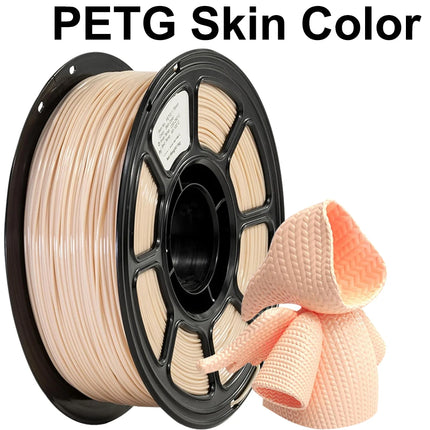 1.75mm Petg 3D Printer Filament skin color Materials Consumables 250g 500g 1kg 3D Printer Material PETG vacuum packaging