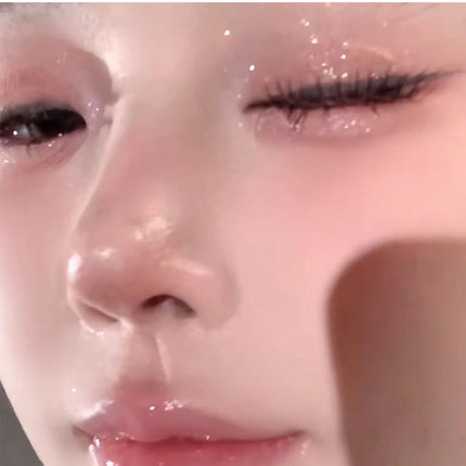 Diamond Sparkle Highlighter Cream Monochrome Shimmering Pearl Silver Face Contour Brighten Makeup Clear Glitter Flash Highlight