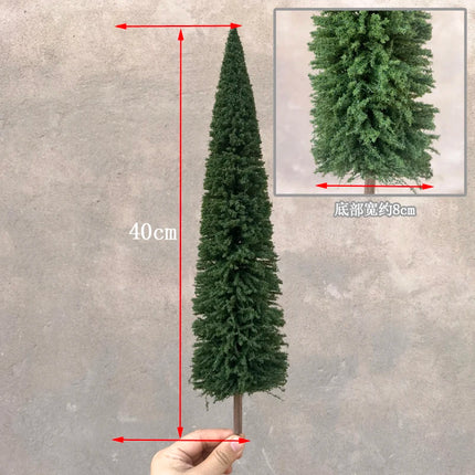 35/40cm 1/18 scale Simulated Wire Tree Model Miniature Model Tree G scale Train Railway Layout Landscape Garden Dollhouse Decora