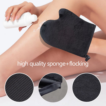 Tanning Gloves Cream Lotion Mousse Body Cleaning Glove Self Body Glove for Loving Tan Bronzing Streak-Free Tan
