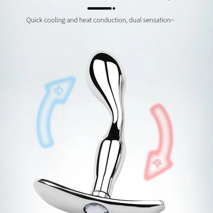 Metal Anchor Base Anal Plug outdoor Butt Plug Stainless Dildos Women'S Vaginal Plug Adult Couple Gay Masturbating Intimate Toys