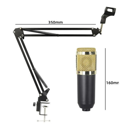 Professional BM800 Condenser Microphone Kit V8Sound Card Set Audio Mixer Live Podcast Equipment Bundle Streaming AudioSmartphone
