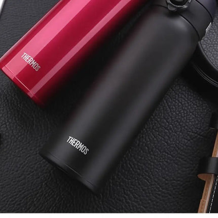 THERMOS 350/500ML Water Bottle Vacuum Flask Stainless Steel Thermal Mug, Hot Cold Keep 6-12H,Leakproof for Office Outdoor Travel