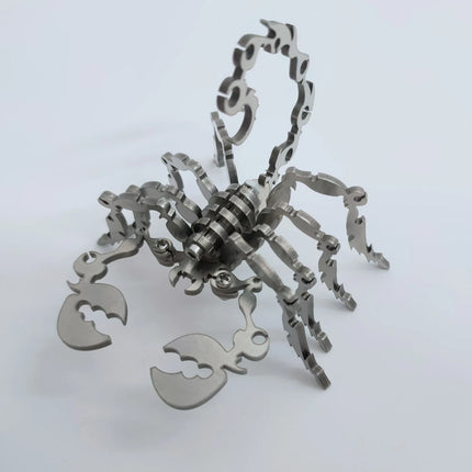 3D Metal Puzzle for Adults, Mechanical Scorpion Insect Model Kit, DIY Metal Building Puzzle Set, Assembly Toy Gift for Men Boys