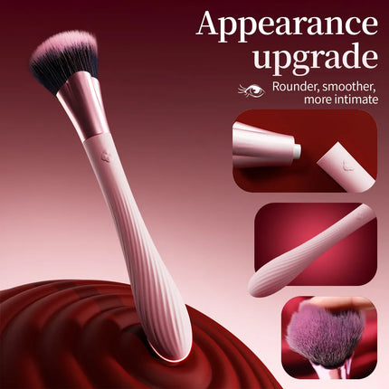 New Upgrade Makeup Brush Vibrator Detachable Brush G-Spot Nipple Clitoral Stimulator Bullet Dildo Vibrators Sex Toys for Woman
