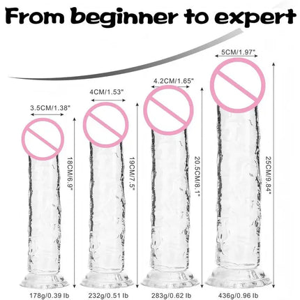 【AD】7 Sizes Dildo With Suction Cup Huge Jelly Dildos Sex Toys For Woman Men Fake Dick Big Penis Anal Butt Plug Sex Shop 18+