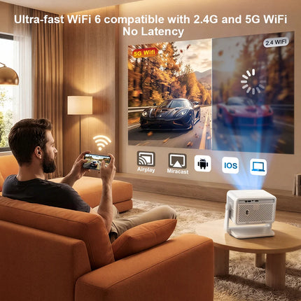 Portable 4k Projector PG370Max 700Ansi 1080P Beam Projector 10W HIFI Speaker High-Resolution Home Theater Projectors For Movies