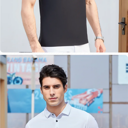POLO shirt Free Custom Printing Logo Image Outdoor Training Fitness Gym Jogging Running Sweatshirt Quick drying T-shirt Elastic