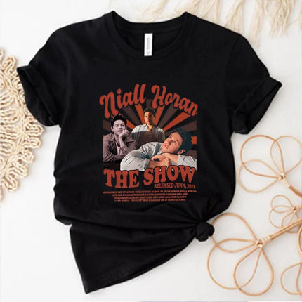 Niall Horan The Show Album 2024 T-Shirt Vintage 90s Graphic Shirt One Direction T-shirt 1D Singer Music Tee The Show Niall Tops