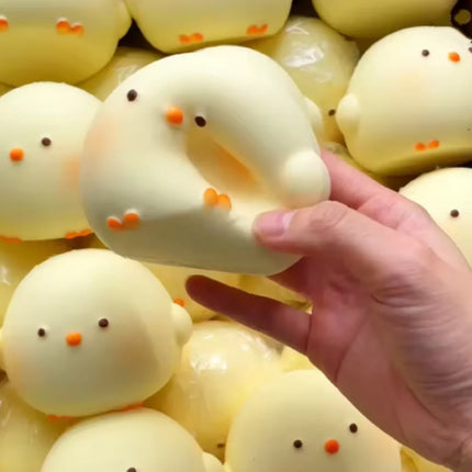 Cute Giant Chick Squishy Toy Slow Rising Stress Relief Sensory Fidget Toy for  Adults Anxiety ADHD Squishy Squeeze Toy