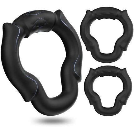 3pcs/set Cock Ring For Men Delay Ejaculation Penis Ring Sex Toys Lock Penisring Cockring Adult Male Sex Supplies