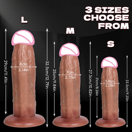 New 32cm Big Glans Penis Realistic Dildo Huge Anal Plug Suction Cup Adult Strapon Sex Toys For Woman Vagina Orgasm Masturbation