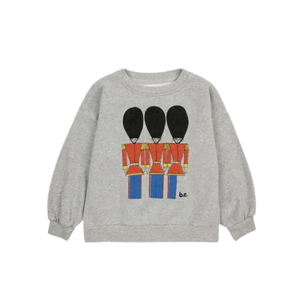Children's Spring Autumn Hoodie Cartoon Print Unisex Sweatshirt European Style Top for Boys And Girls