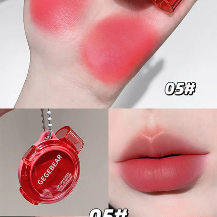 Gege Bear Natural Cream Blush Cheek Color Stick Dual Use Lip And Cheek Gift For Beauty And Health Makeup Fans