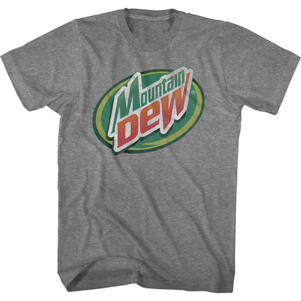 Distressed Circle Logo Mountain Dew T-Shirt