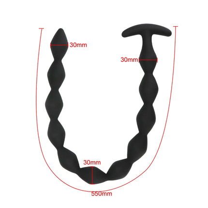 Soft Silicone Anal Plug Dildo Prostate Massage Long Butt Plug Vaginal Expansion Anus Dilator Masturbator Sex Toys For Women Men