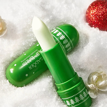 SADOER Christmas Moisturizing Lipstick Anti Cracking Hydrating Repair Nourishing Plump Lips Lip Balm Lip Plumper Skin Care
