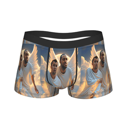 Charlie Kirk Angelic Advocate  Underwear  Funny Panties Printed Boxer Brief For Men 3D Pouch Plus Size Boxershorts