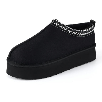 Smile Winter Fuzzy Women Shoes Classic Brand Suede Women Slippers Outdoor Fuzzy Antiskid Shoes Women Indoor Fluffy House Shoes