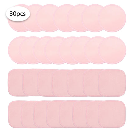 10 /20/30 Reusable Makeup Remover Pads, a Gentle Facial Cleansing Sponge Suitable for All Skin Types, Odorless, Beauty Tool