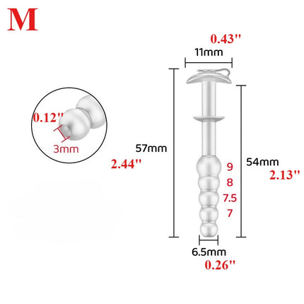 Silicone Penis Plug,Hollow Urethral Sounding Sound Flexible Urethra Dilation Dilator Masturbation Penisplug Sex Toys for Men