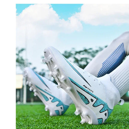 Original Men Football Field Boots Professional Society Cleats Children Soccer Shoes Grass Training Kids Non Slip Football Shoes