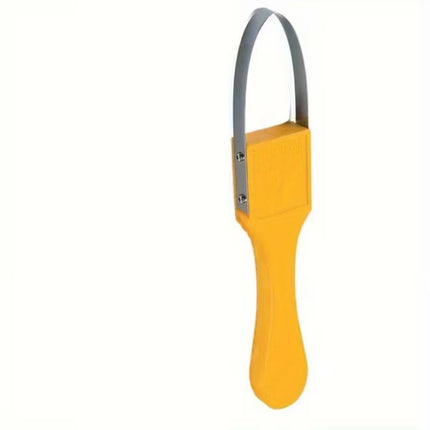 Weed processor, portable garden tool, weeding tool, soil remediation tool, for removing weed roots from the bottom of the soil.