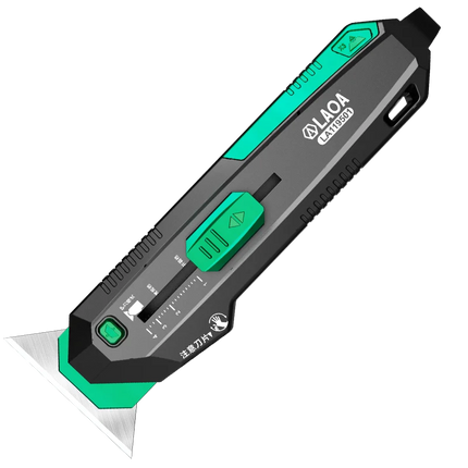 LAOA Four-speed multifunctional deformation utility knife wallpaper knife heavy-duty thickened household cutting shovel scraper