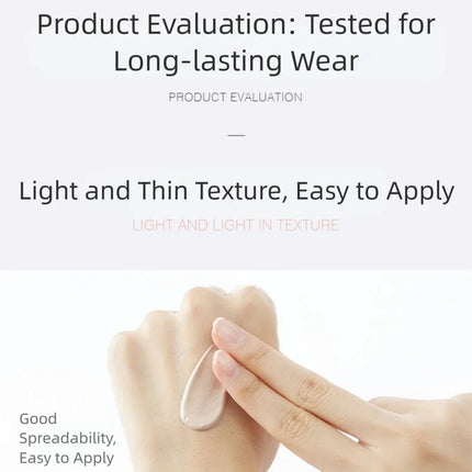 Oil Control Waterproof Long Lasting BB Cream Foundation Concealer Brightening Moisturizing Face Makeup Base Liquid
