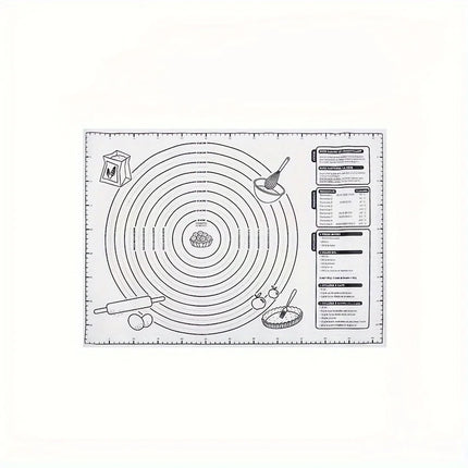 Silicone Pad Baking Mat Sheet Kneading Dough Mat For Kitchen Rolling Dough Pizza Large Dough Non-Stick Maker Holder