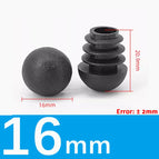 16mm-Black / 10Pcs