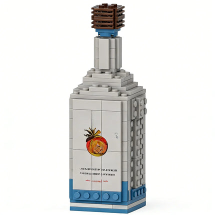 New Creative Whiskey Bottle Building Blocks, 3D Puzzle DIY Model Kits for Adults, Home Bar Decoration, 10 Styles Available