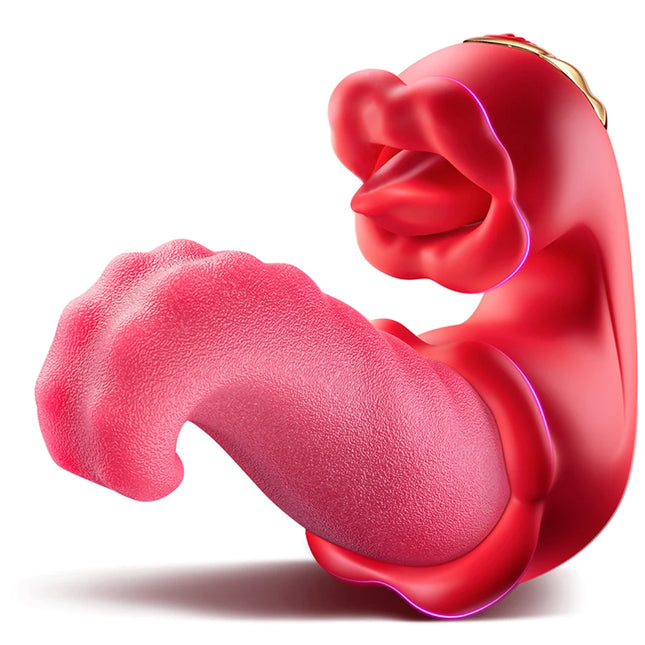 Tongue Licking Clitoral Vibrator for Women Clitoris Stimulator G Spot Dildo Female Vagina Massager Vibrating Sex Toys for Adult