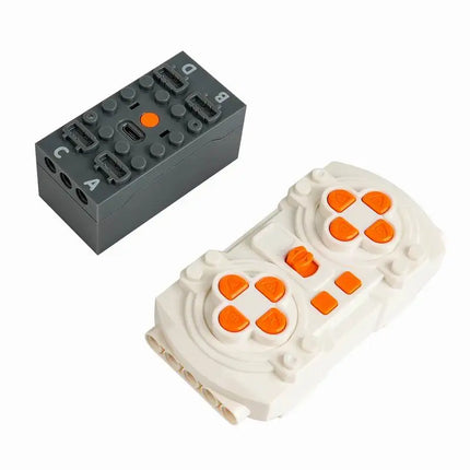 MOC Bluetooth Remote Control Set with Rechargeable Battery Box Programmable M Motor for Technical-Compatible Building Blocks DIY