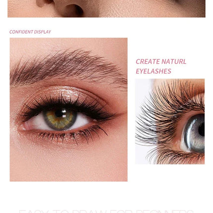 Black Sunflower Mascara 3D Ultra-Fine Eyelash Lengthening,Brown Waterproof Long-Lasting,Must-Have Cosmetic For Korean Beginners