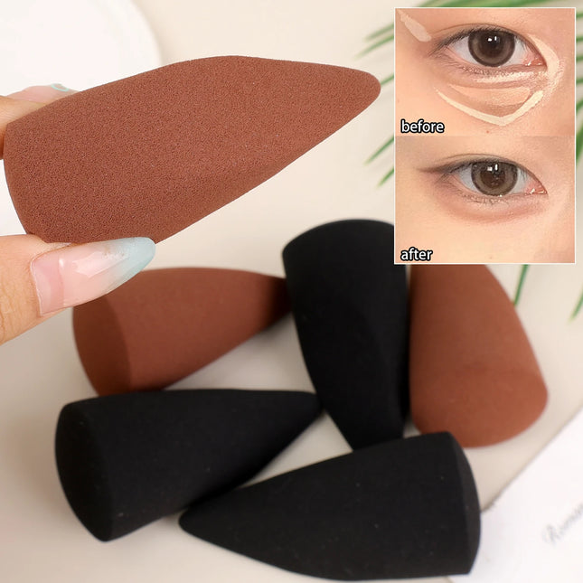 Soft Makeup Sponges Powder Puffs Conical and Cut Surface Foundation Contour Sponges Face Wash Cosmetic Eggs Lasting Makeup Tools
