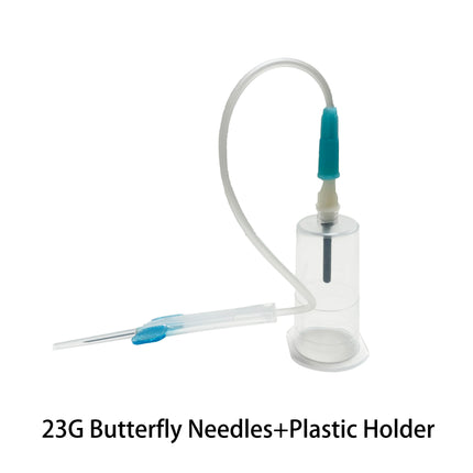 50 Sets of Safe Disposable Vacuum Blood Collection Kits with Safety Lancets, Pet Medical Scalp Vein Kits