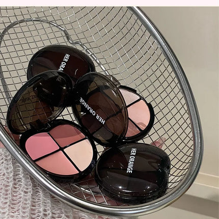 Herorange Sweetheart Blush Cream｜Four Colors in One, Delicate and Skin-Friendly, Brightens and Contours with Full Vitality