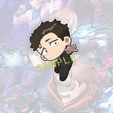 Anime JUJUTSU KAISEN 10CM Acrylic Cute Character Yuta Okkotsu Standing Model Desktop Decoration Fan Gift Keychain