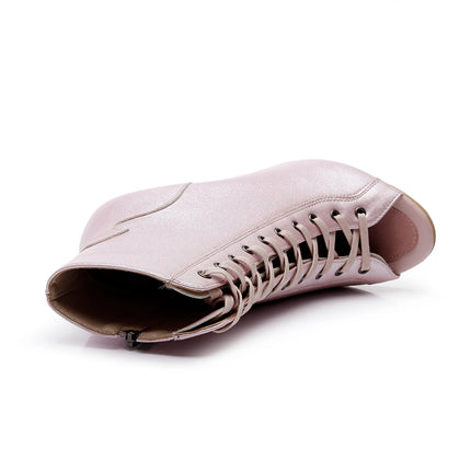 2023 New Fashion Women Heels  Lace-up Boot Stilettos Jazz Dance Lady Shoes For Latin Dancing Outdoor Sexy Stilettos Plus Size