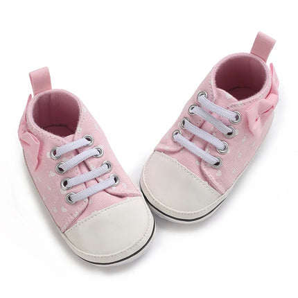 Spring and Autumn Pink Series Hot Selling Children's Shoes Baby Shoes Soft soled Anti slip Baby Shoes Newborn Baby Step Shoes