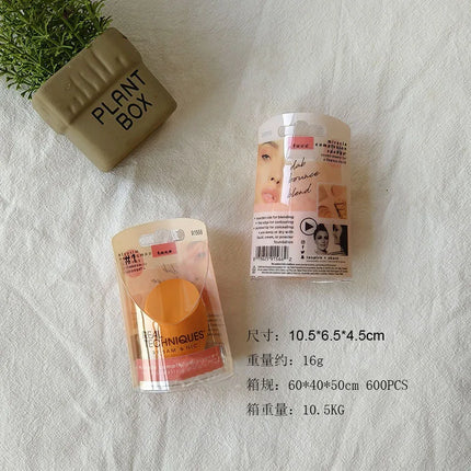 Orange Slanted Cut Makeup Sponge Beauty Egg Dry Wet Use Cross-Border Shipping Cosmetic Puff for General Population