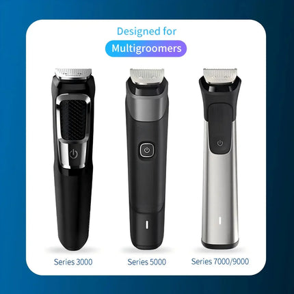One Blade Shaver Replacement Blades Compatible with Norelco Multigroom 3000 5000 7000 9000 Series Electric Beard Trimmer