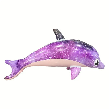 Inflatable Dolphins and Sharks, Pool Party Toys, Inflatable Marine Animal Toys, Summer Pool Themed Party Gifts