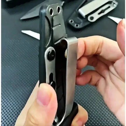 Outdoor small straight knife, high hardness, camping EDC portable knife, multifunctional knife  K sheath