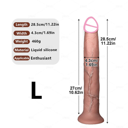 Realistic Long Dildo Anal Plug with Suction Cup Strap-on Penis Butt Plug Long Dick Sex Toys for Women men Phallus Anal Dilator