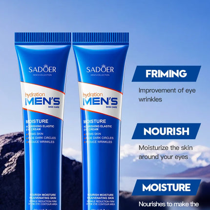 Retinol Eye Bag Removal Cream For Men Anti-Wrinkle Firming Skin Fades Fine Lines Anti Dark Circle Puffiness Brightening Eye Care